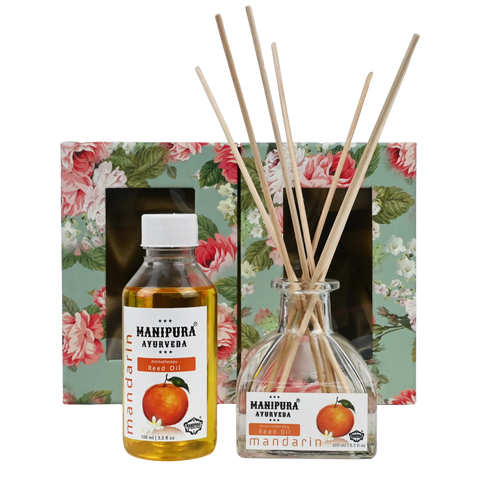 Aromatherapy Mandarin Reed Diffuser Set 100ml