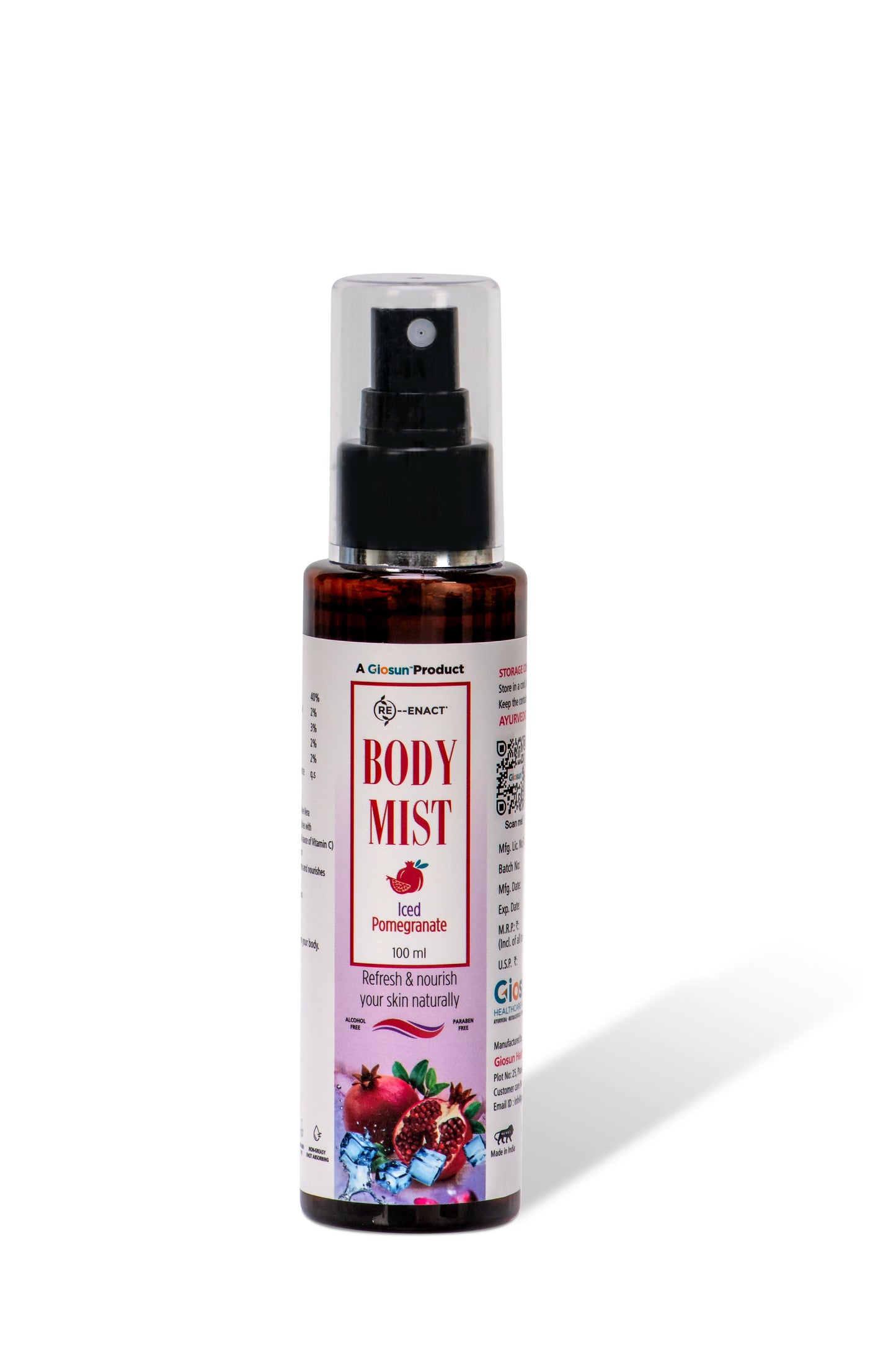 Reenact Body Mist-Iced Pomegranate