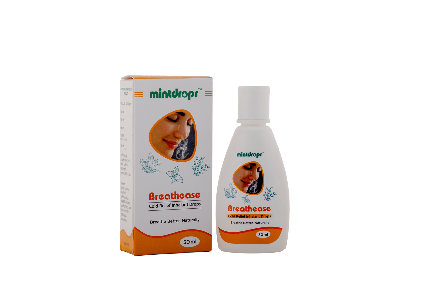 Breathease Cold Relief Inhalant Drops