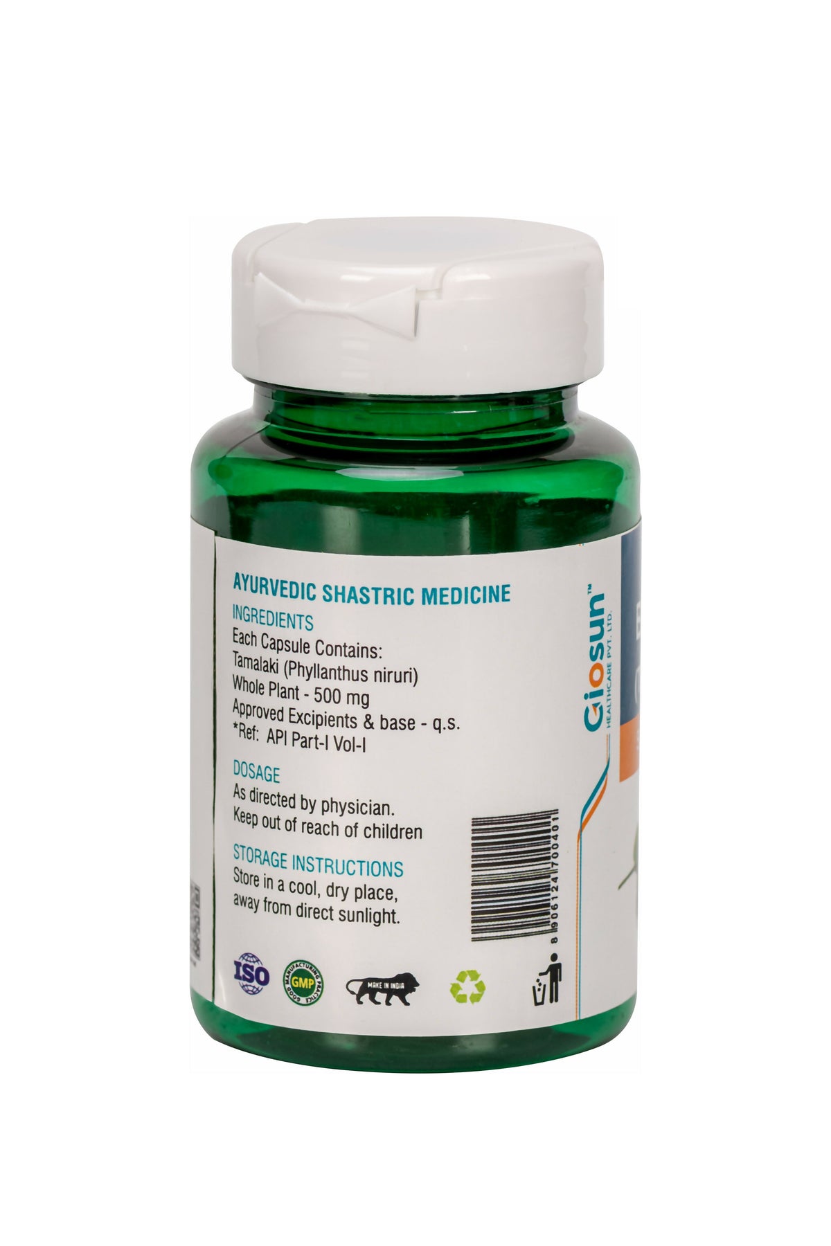 Bhumyamalaki - 500mg Capsule