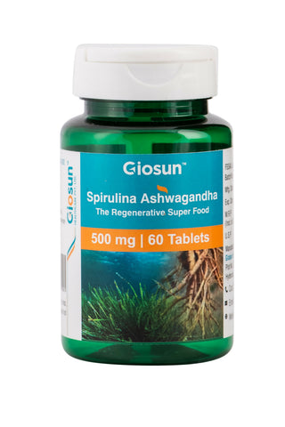 Spirulina with Ashwagandha - 500mg Tablet