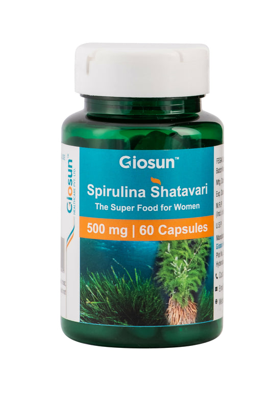 Spirulina with Shatavari - 500mg Capsule