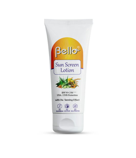 Bello Sunscreen Lotion With SPF 50 100ml