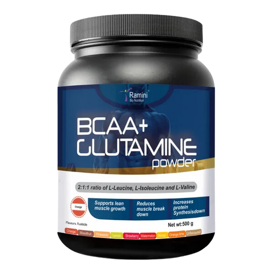 BCAA +L-Glutamine Powder - 500gm