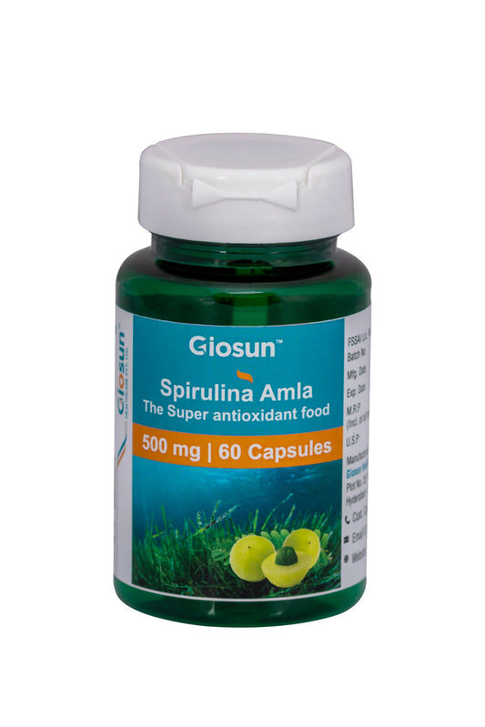 Spirulina with Amla - 500mg Capsule