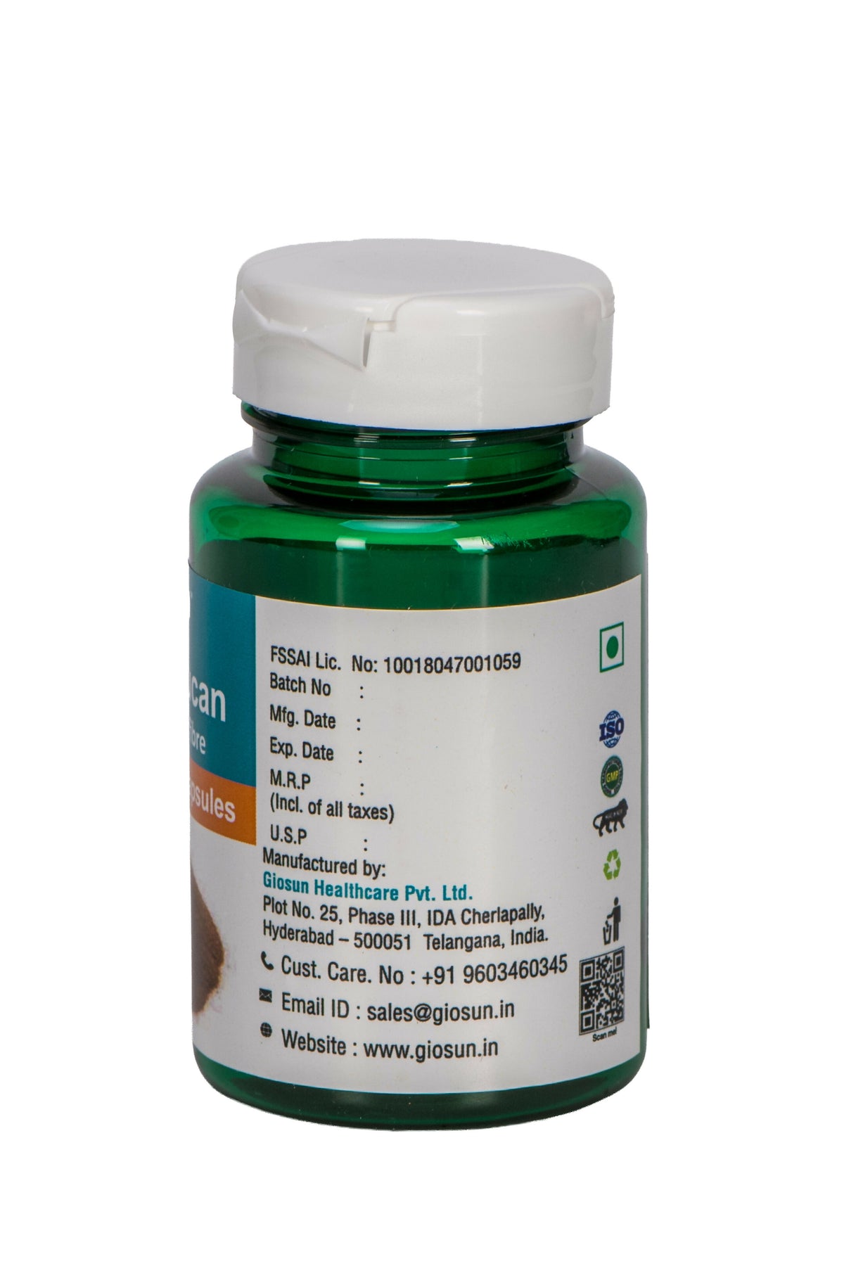 Beta Glucan - 500mg Capsule