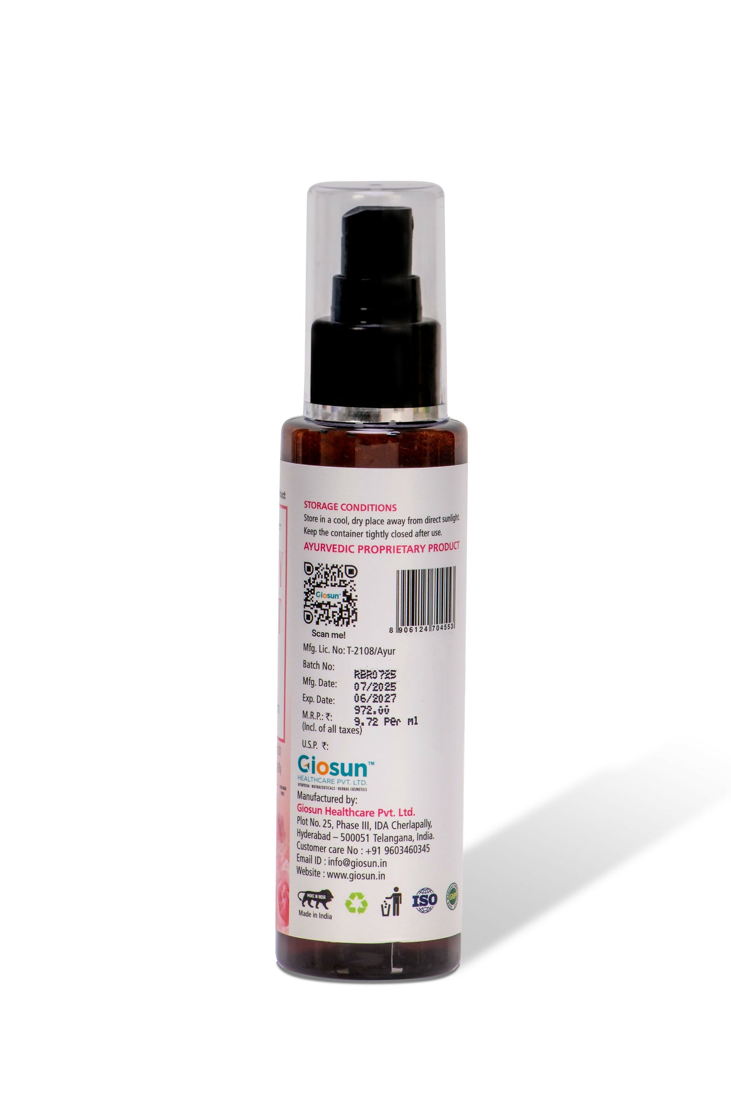 Reenact Body Mist - Rose & Cardemom