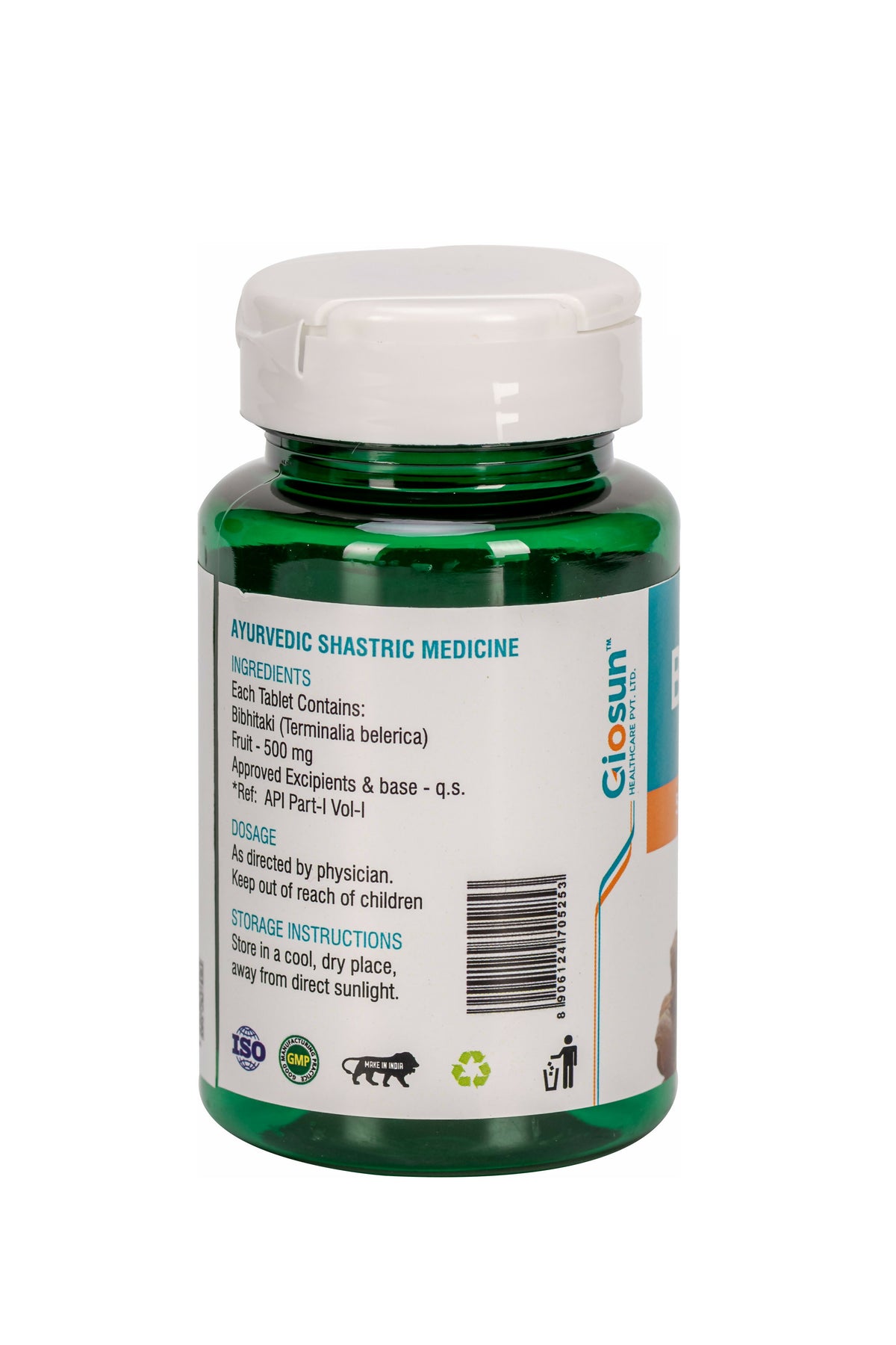 Bibhitaki - 500mg Tablet